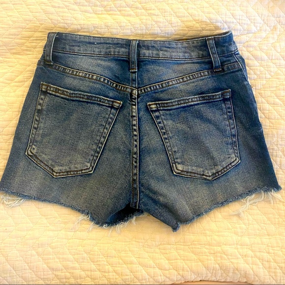 STS Blue Kate High Rise Cutoff Blue Jean Shorts Size 26 EUC - Picture 2 of 3